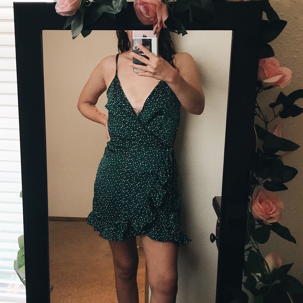 Princess Polly Mini Wrap Dress